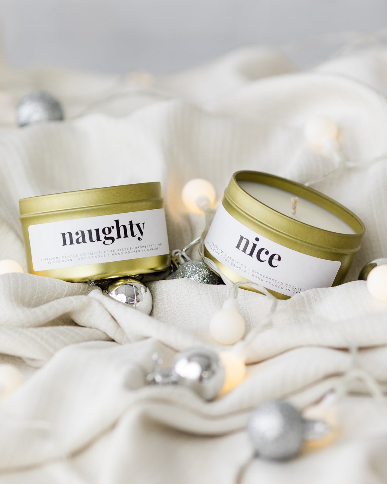 Naughty + Nice Candle Set