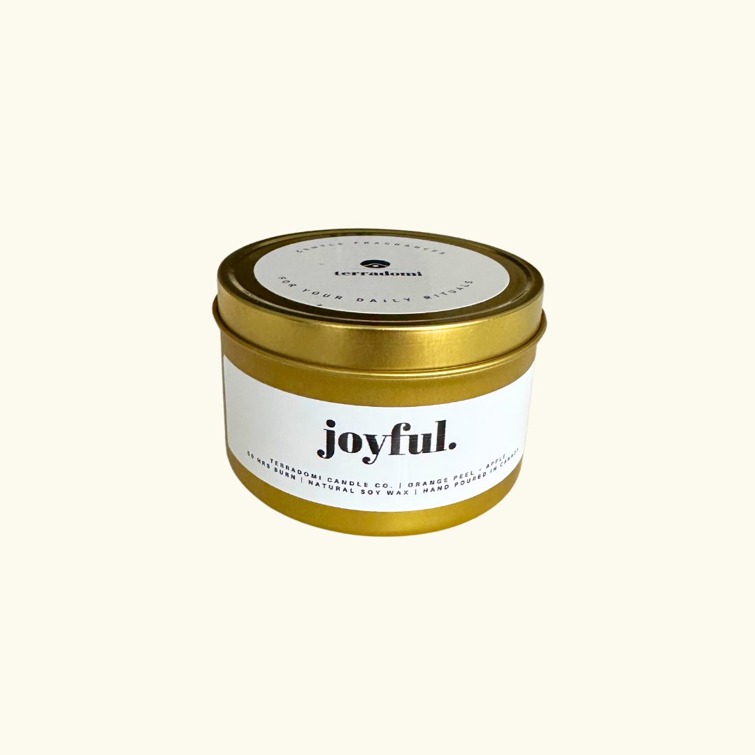 JOYFUL Candle | Orange Peel + Apple