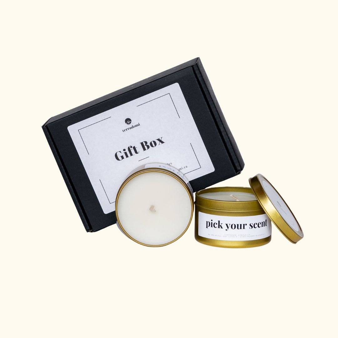 scented candle gift box