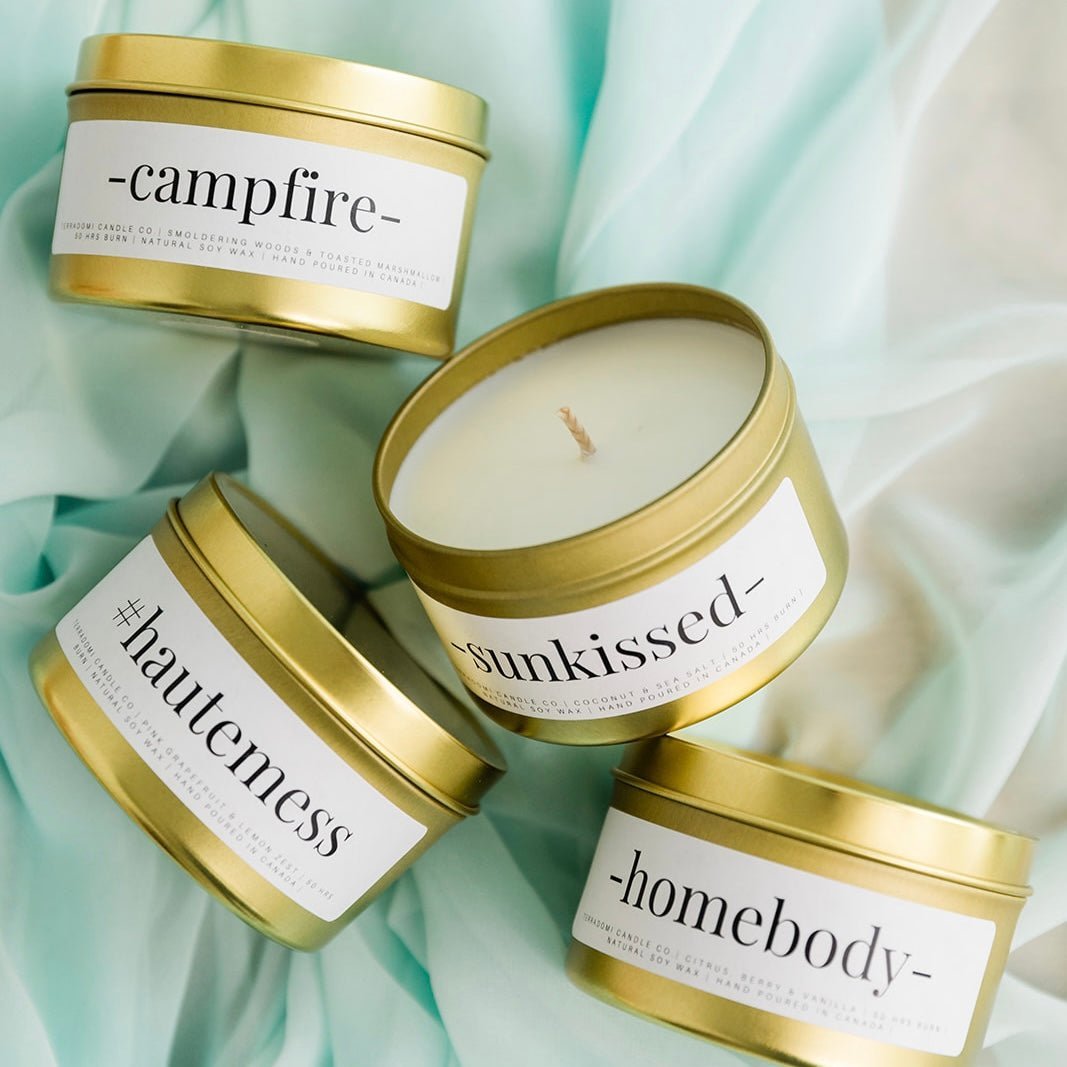 Summer soy candle set